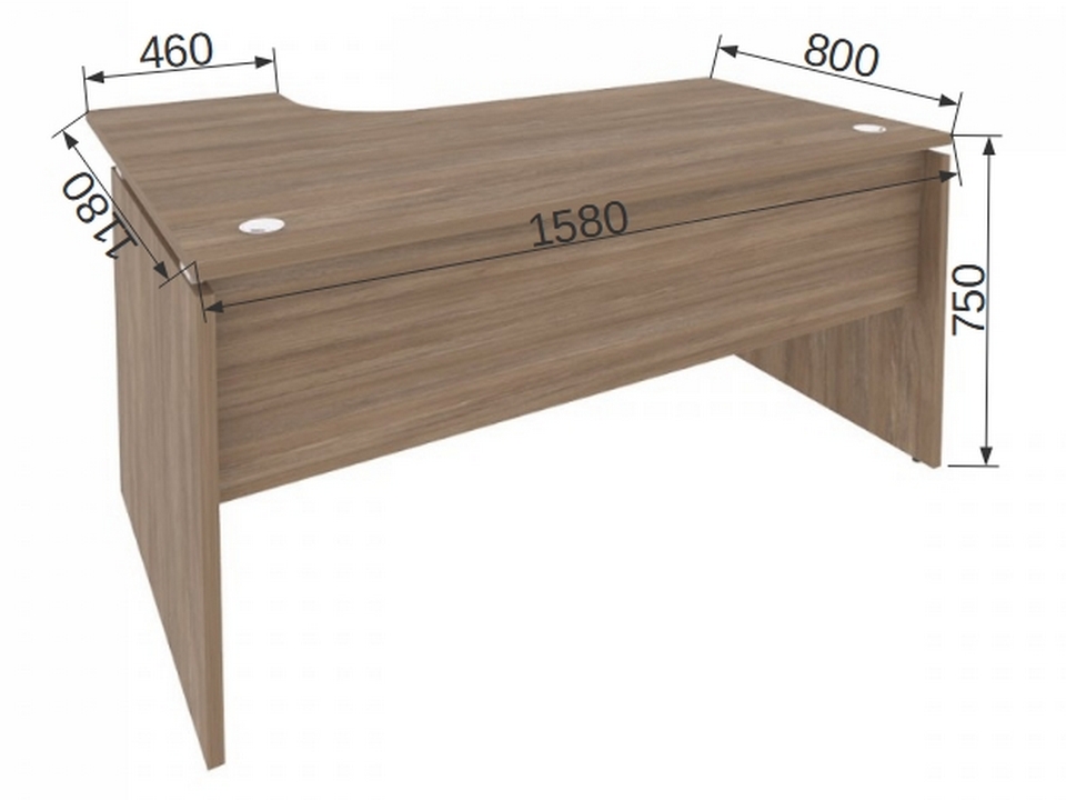 Офисная мебель ONIX O.SA-4R Стол эргономичный правый